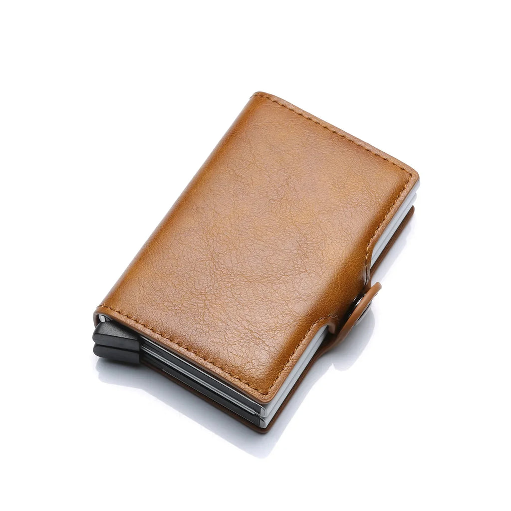 Rfid Men Card Wallets Carbon Fiber Slim Mini Wallet 14 Card Holders Small Money Bag Male Purses (kopija)