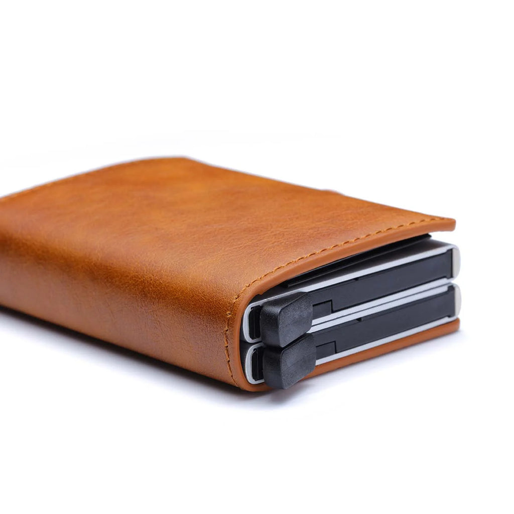 Rfid Men Card Wallets Carbon Fiber Slim Mini Wallet 14 Card Holders Small Money Bag Male Purses (kopija)